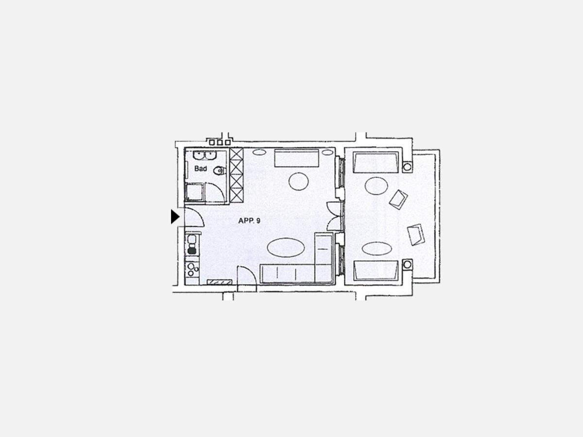 Kaiservillen Heringsdorf - 1-Raum-Appartement Mit Balkon Ik9 外观 照片